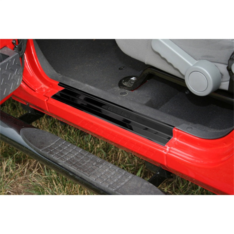 Load image into Gallery viewer, Rugged Ridge 07-18 Jeep Wrangler JK 2dr Black Door Entry Guard Set
