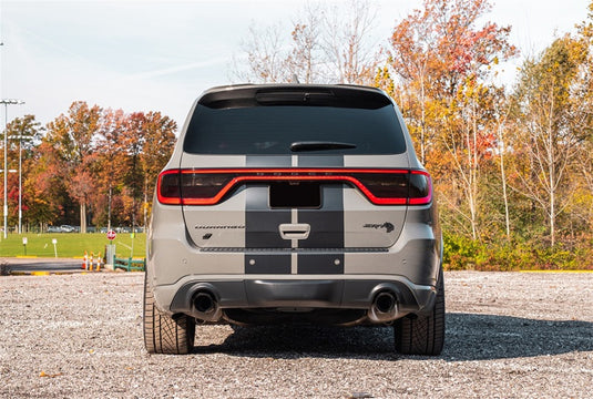 Corsa 2021-2025 Dodge Durango SRT Hellcat Cat-Back 2.75in Dual Rear Exit Sport 4.5in Black PVD Tips
