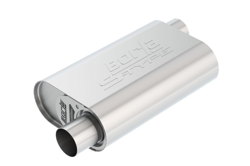 Load image into Gallery viewer, Borla CrateMuffler SBC Hot 350/383 2.5in Offset/Center 14in x 4.35in x 9in S-Type Muffler
