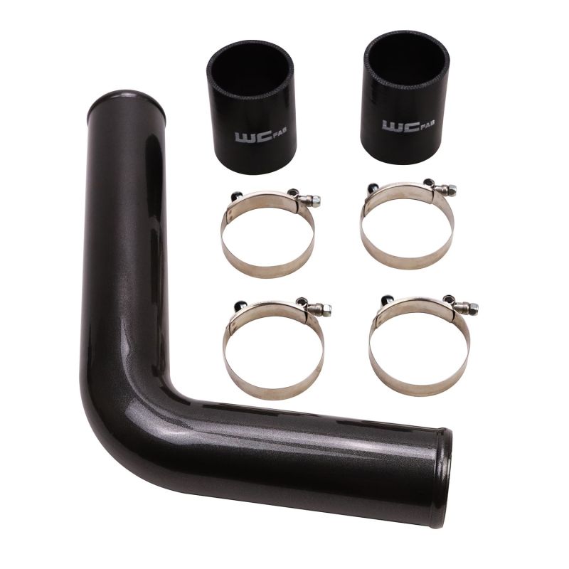 Load image into Gallery viewer, Wehrli 03-07 Dodge 5.9L Cummins Driver Side 3in Replacement Intercooler Pipe - Gloss Black
