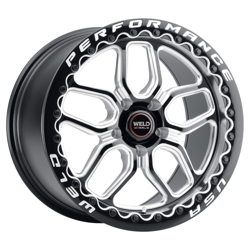 Load image into Gallery viewer, Weld S907 18X10 Laguna Beadlock 5X120 ET45 BS7.25 Gloss Black MIL Dia 78.1
