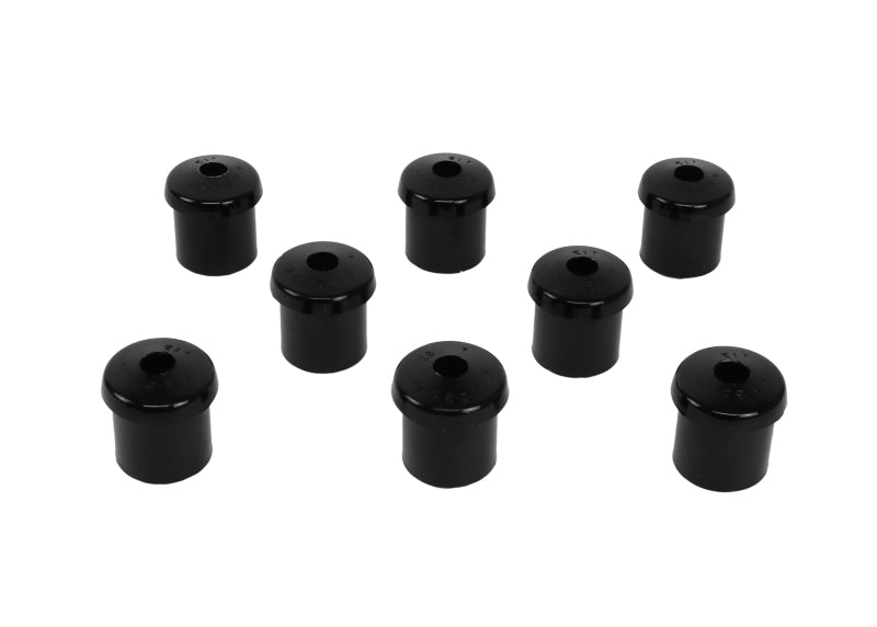Load image into Gallery viewer, Whiteline 10/65-73 Ford Mustang Rear Spring Eye Rear and Shackle Bushings (35mm OD/12.6mm ID)
