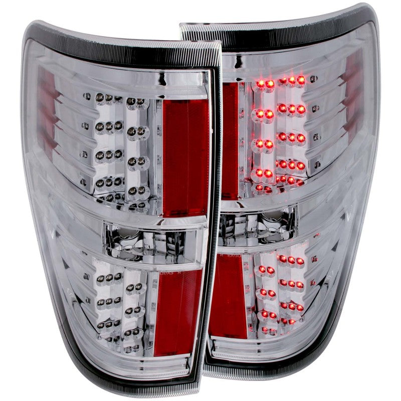 Load image into Gallery viewer, ANZO 2009-2014 Ford F-150 LED Taillights Chrome
