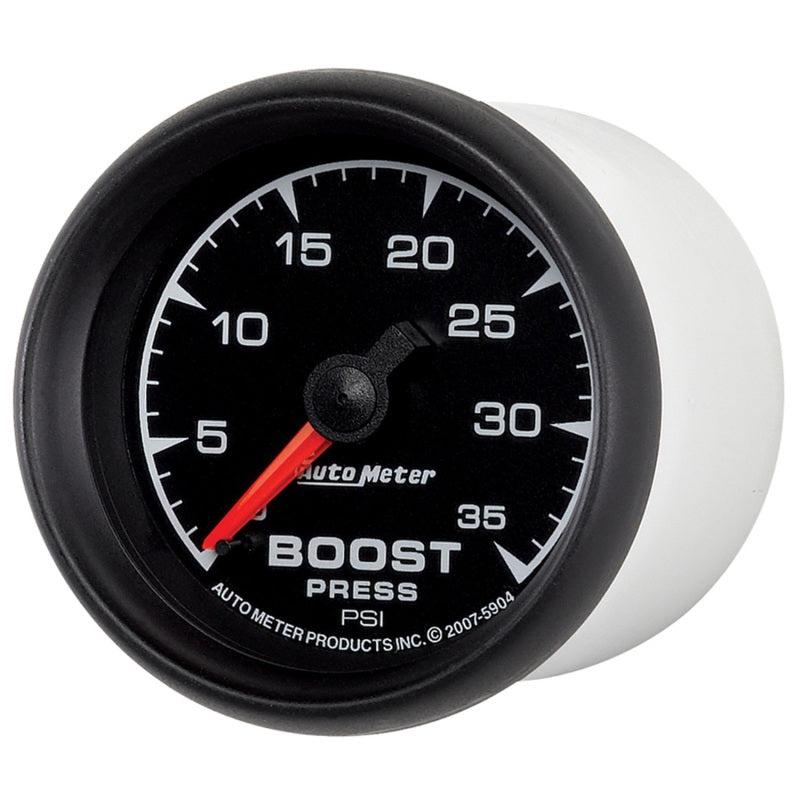 Load image into Gallery viewer, Autometer ES 52mm 35 PSI Mechanical Boost Gauge
