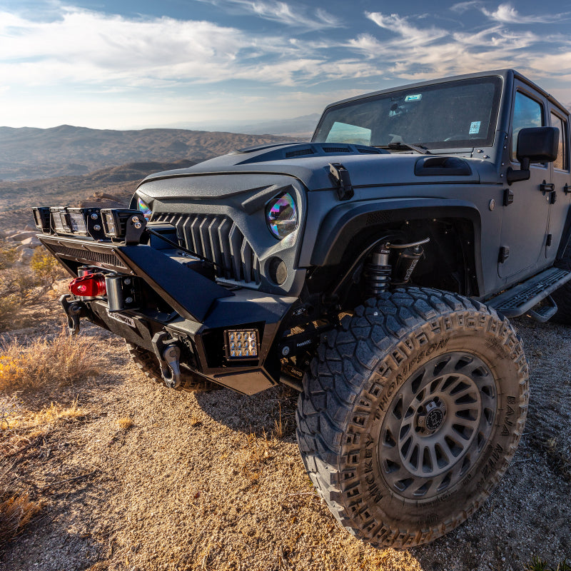 Load image into Gallery viewer, Go Rhino 07-20 Jeep Wrangler JL/JLU/JK/JKU/Gladiator JT Trailline Front Stubby Bumper
