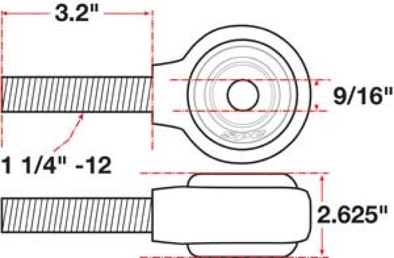 Load image into Gallery viewer, SPC Performance xAxis Rod End Ball Joint
