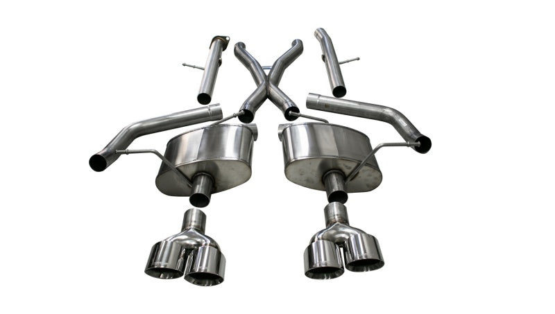 Load image into Gallery viewer, Corsa 18-21 Jeep Grand Cherokee TrackHawk 6.2L Xtreme Cat-Back Dual Rear Exit w/4.5in Polished Tips
