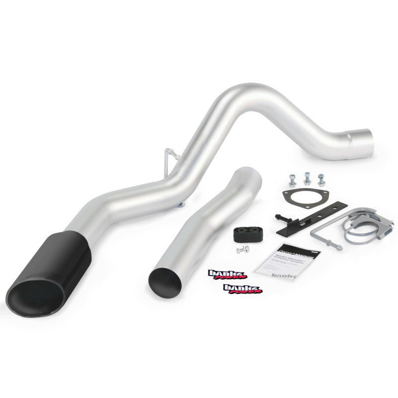 Load image into Gallery viewer, Banks Power 15 Chevy 6.6L LML ECLB/CCSB/CCLB Monster Exhaust System - SS Single Exhaust w/ Black Tip
