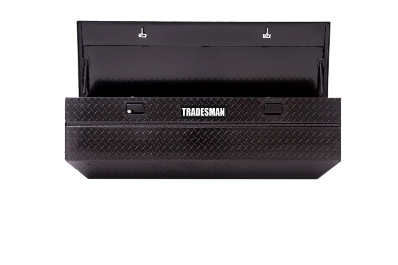 Load image into Gallery viewer, Tradesman Aluminum Flush Mount Truck Tool Box (56in.) - Black
