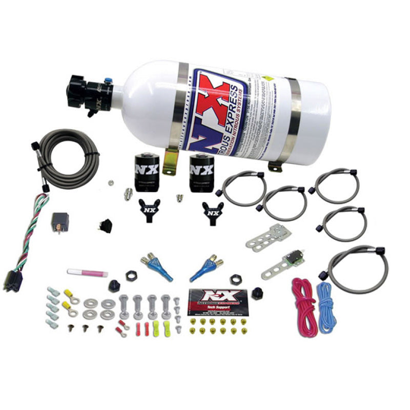 Load image into Gallery viewer, Nitrous Express BMW EFI All Dual Nozzle Nitrous Kit (50-300 HP) w/10lb Bottle

