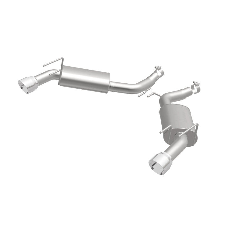 Load image into Gallery viewer, MagnaFlow Street Series Axle Back 14-15 Chevy Camaro 6.2L V8 SS Polished Dual Split Rear Exit
