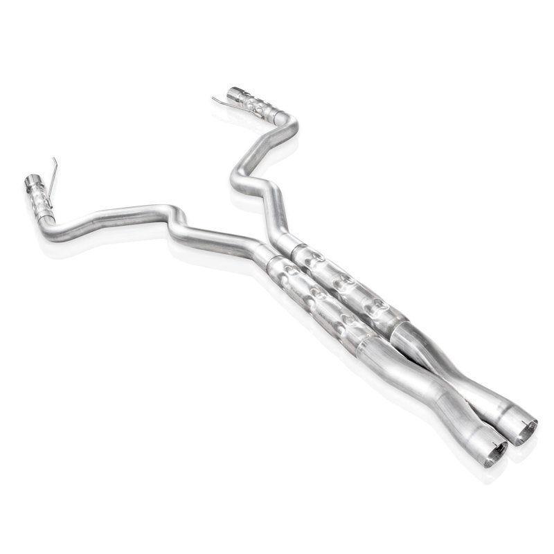 Load image into Gallery viewer, Stainless Works 2015-16 Mustang GT 3in Catback X-Pipe Retro Chambered Mufflers 2-1/2in Cores
