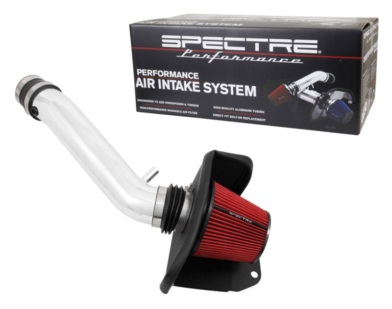 Load image into Gallery viewer, Spectre 16-18 Jeep Grand Cherokee V6-3.6L F/I Air Intake Kit - Polished w/Red Filter
