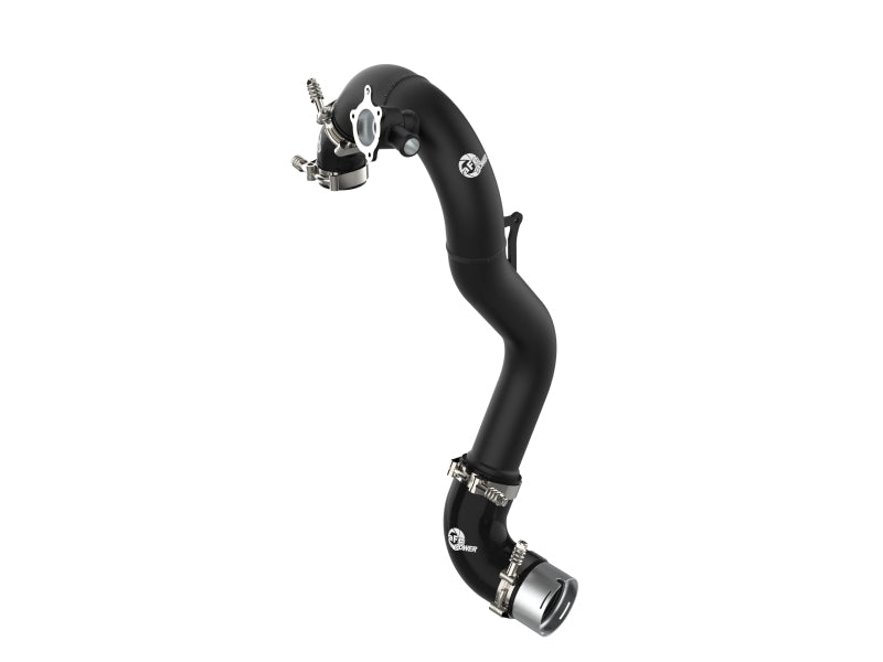 Load image into Gallery viewer, aFe Power 21-22 Ford Bronco L4-2.3L (t) BladeRunner 3 IN Aluminum Hot Charge Pipe Black
