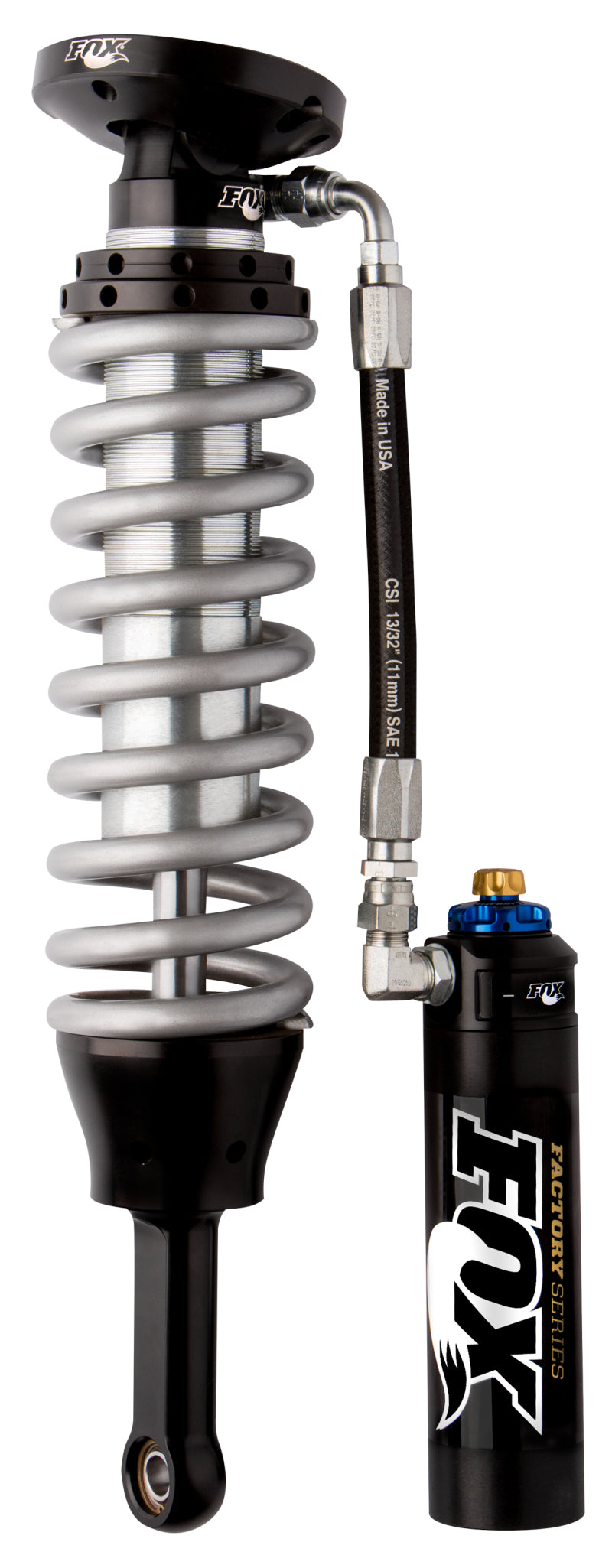 Load image into Gallery viewer, Fox 95-04 Tacoma w/UCA 2.5 Factory Series 5.57in. Remote Res. Coilover Set w/DSC Adj. - Black/Zinc
