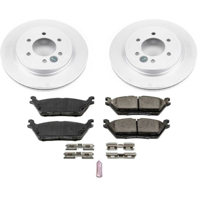 Load image into Gallery viewer, Power Stop 2018 Ford Expedition Rear Z17 Evolution Geomet Coated Brake Kit
