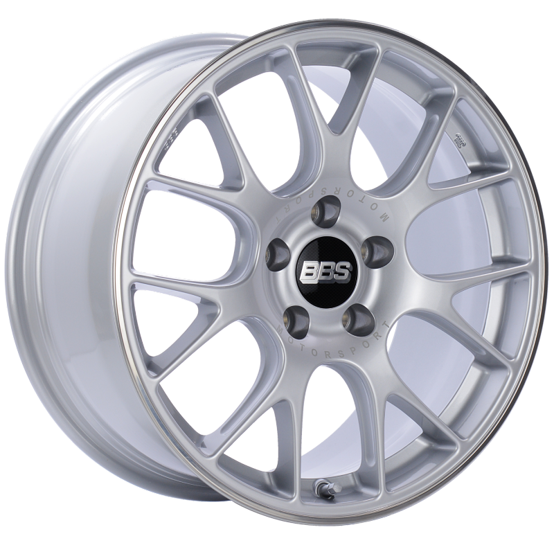 Load image into Gallery viewer, BBS CH-R 18x8 5x120 ET40 Brilliant Silver Polished Rim Protector Wheel -82mm PFS/Clip Required
