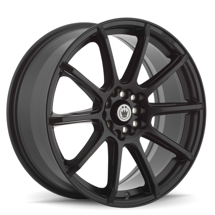 Konig Control 17x7 4x100 / 4x114.3 ET40 Matte Black