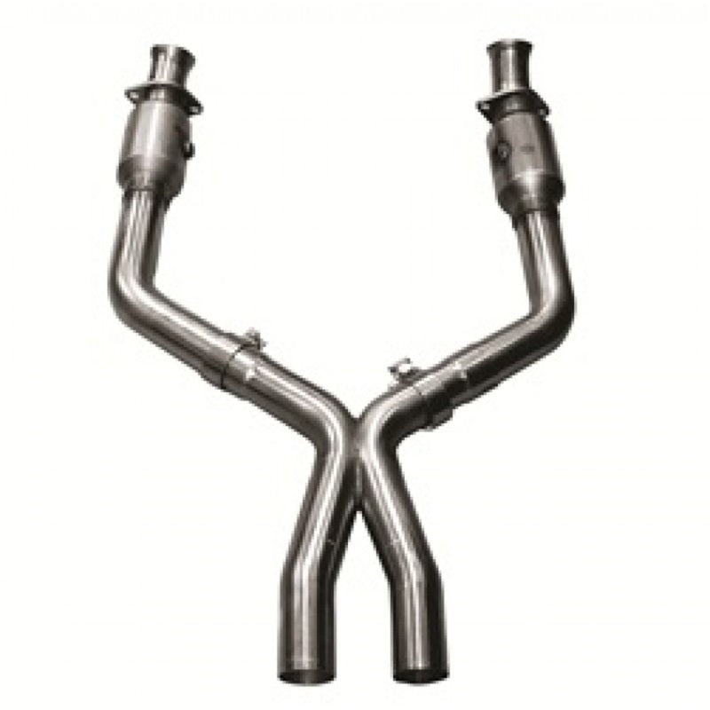 Load image into Gallery viewer, Kooks 05-10 Ford Mustang GT 2 1/2in x 2 1/2in OEM Exhaust GREEN Cat X Pipe
