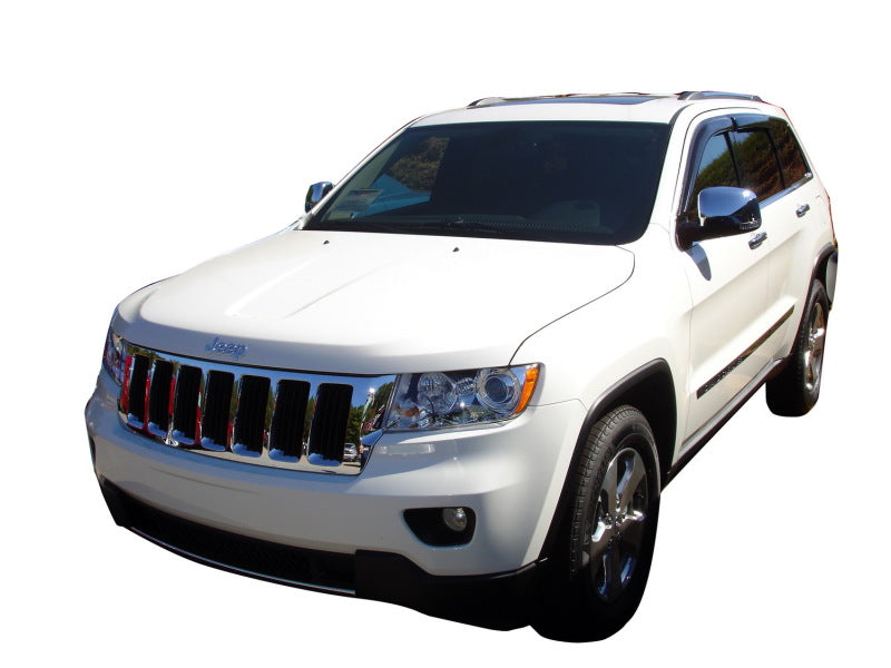 Load image into Gallery viewer, AVS 11-18 Jeep Grand Cherokee Ventvisor Outside Mount Window Deflectors 4pc - Smoke
