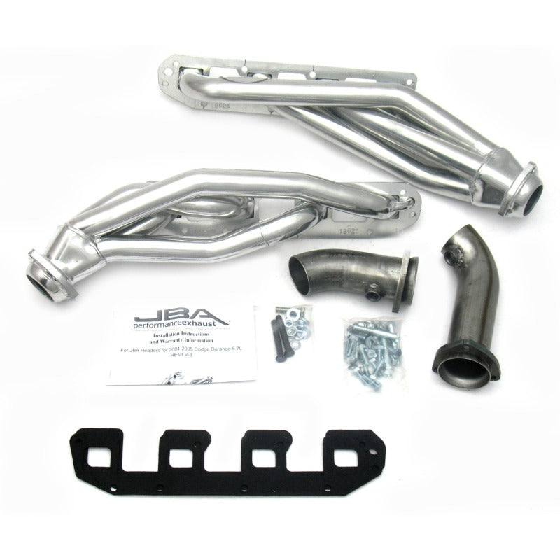 Load image into Gallery viewer, JBA 04-08 Dodge Durango 5.7L HEMI 1-5/8in Primary Silver Ctd Cat4Ward Header
