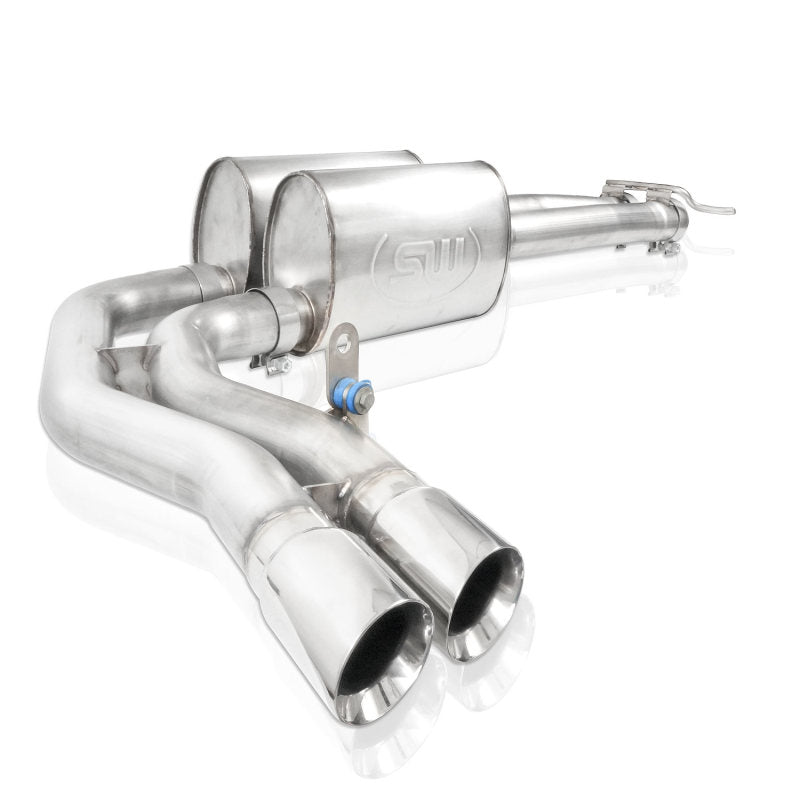 Load image into Gallery viewer, Stainless Works Chevy Silverado/GMC Sierra 2007-16 5.3L/6.2L Exhaust Before Passenger Rear Tire Exit
