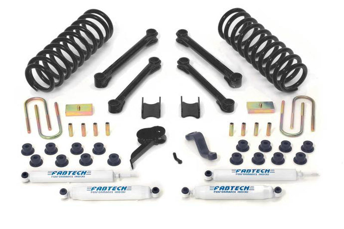 Fabtech 03-08 Dodge 2500/3500 4WD Diesel Only 4.5in Perf Sys w/Perf Shks