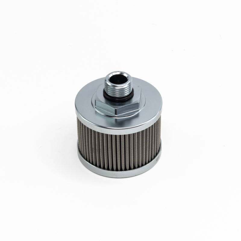 Load image into Gallery viewer, DeatschWerks Stainless Steel 8AN 100 Micron Universal Fuel Pump Pre-Filter
