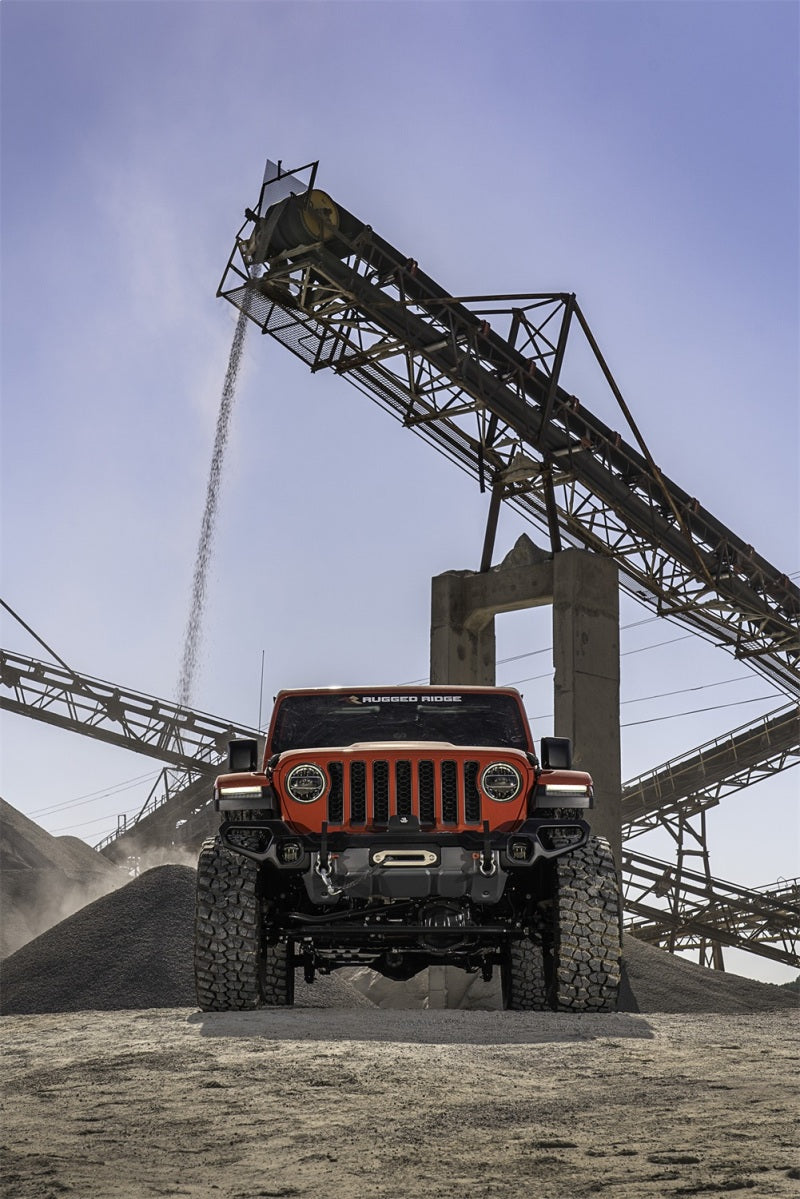 Load image into Gallery viewer, Rugged Ridge Venator Front Bumper 18-20 Jeep Wrangler JL/JT

