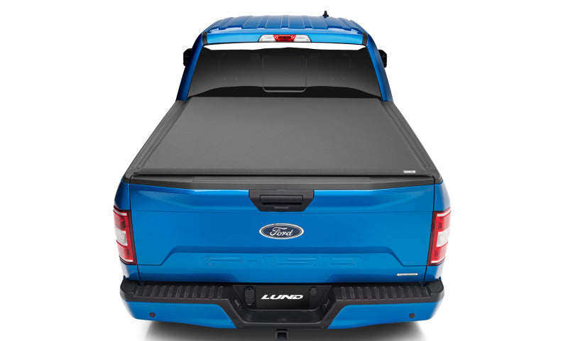 Load image into Gallery viewer, Lund 04-18 Ford F-150 (6.5ft. Bed) Genesis Elite Roll Up Tonneau Cover - Black
