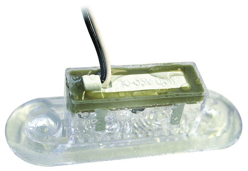 Load image into Gallery viewer, Hella Step Lamp 1X2 BLUE MD12/24 SS RIM 2XT
