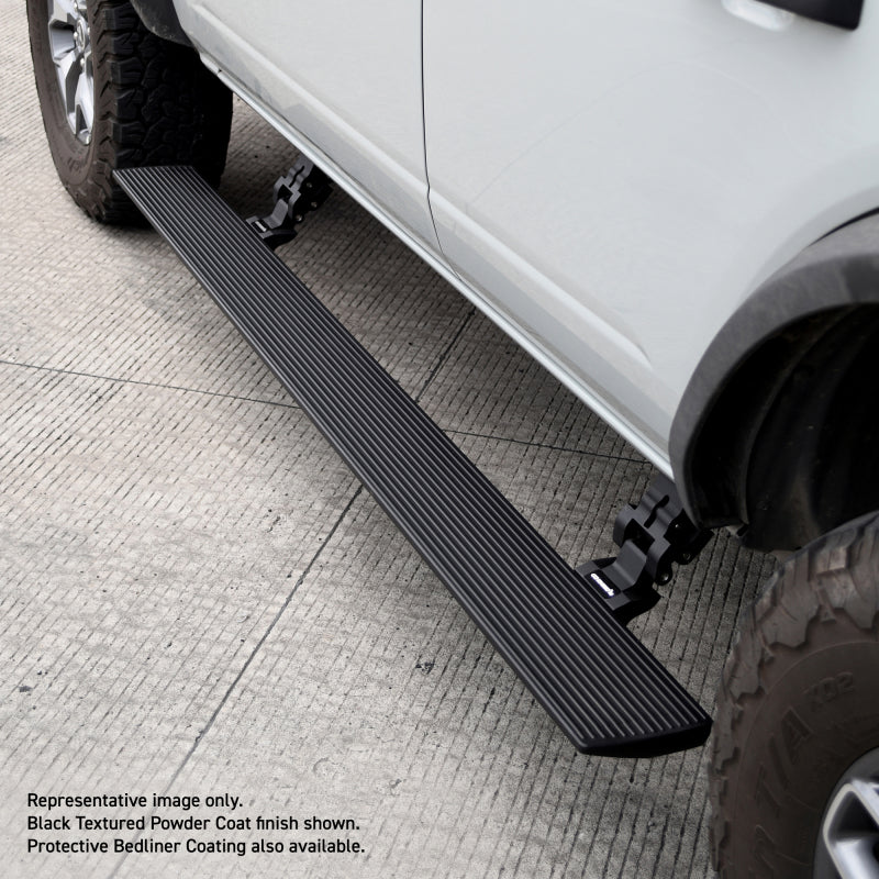 Load image into Gallery viewer, RealTruck 22-24 Toyota Tundra Crew Cab VoltStep Electric Running Board Kit - Bedliner Coating
