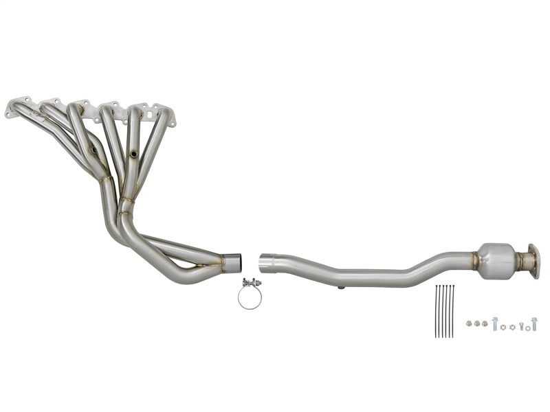 Load image into Gallery viewer, aFe Twisted Steel Long Tube Header/Connection Pipes Street Series 01-16 Nissan Patrol (Y61) V8 4.8L
