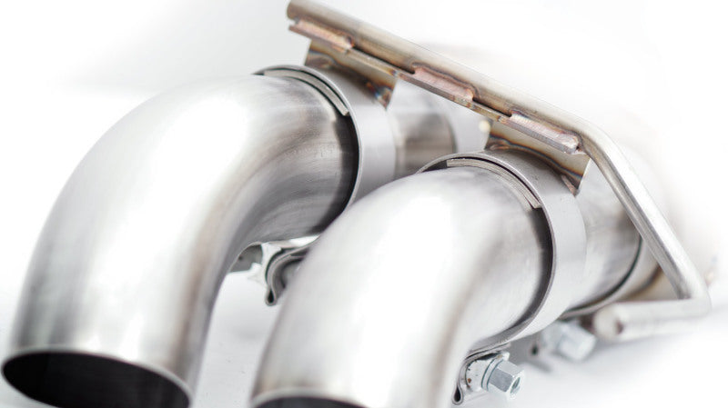 Load image into Gallery viewer, Stainless Works 2010-14 Ford Raptor 3in Exhaust Chambered Mufflers Dump Exit
