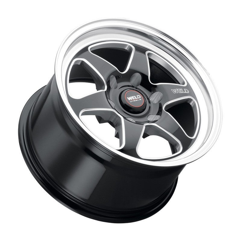 Load image into Gallery viewer, Weld S156 17x9.5 Ventura 6 Drag 6x127 ET35 BS6.625 Gloss BLK MIL DIA 78.1
