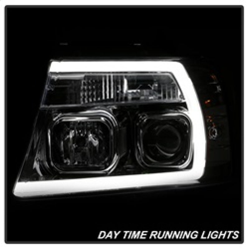 Load image into Gallery viewer, Spyder 04-08 Ford F-150 Light Bar Projector Headlights - Chrome (PRO-YD-FF15004V2-LB-C)
