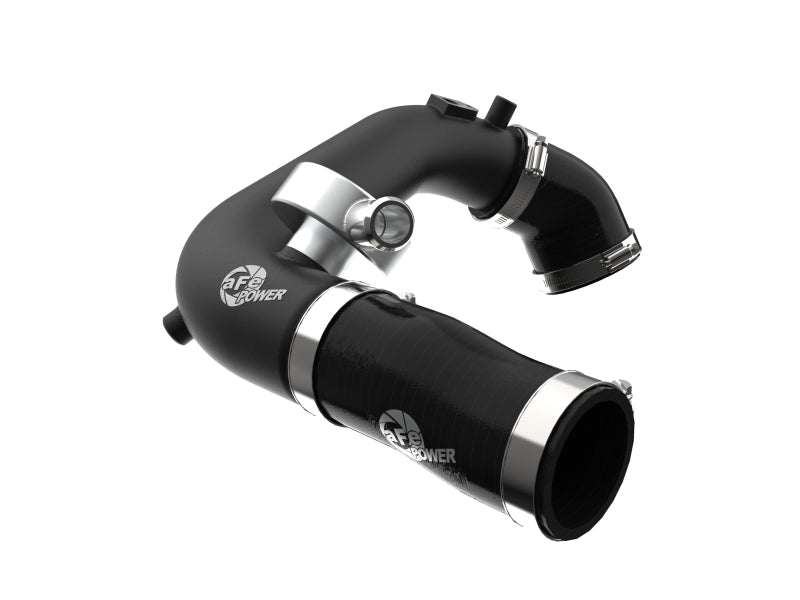 Load image into Gallery viewer, aFe BladeRunner 2 1/2in Intercooler Hot Side Charge Pipe 18-21 Jeep Wrangler JL L4-2.0L (t) - Black
