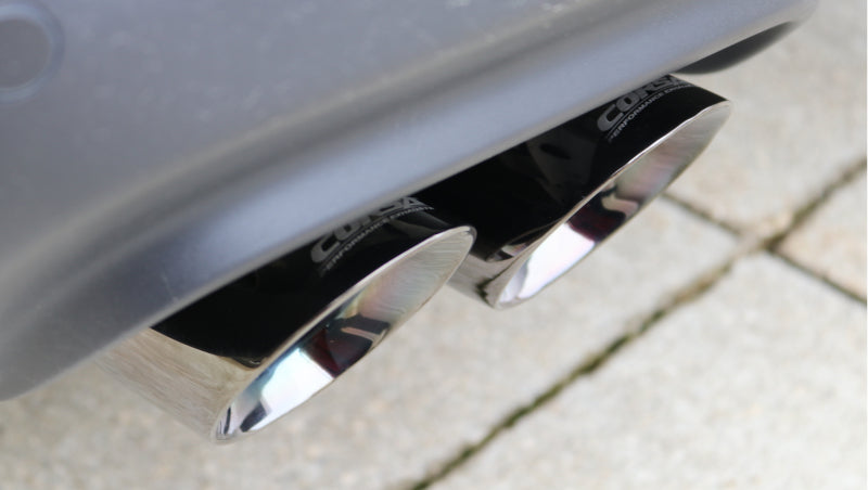 Load image into Gallery viewer, Corsa 2015-2017 Dodge Challenger Sport Cat-Back Dual Rear Exit with Twin 3.5in Polished Pro-Seri
