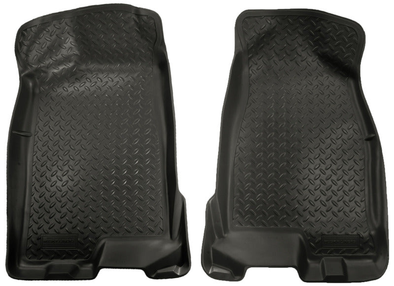 Load image into Gallery viewer, Husky Liners 04-12 Chevy Colorado/GMC Canyon Crew Cab Classic Style Black Floor Liners

