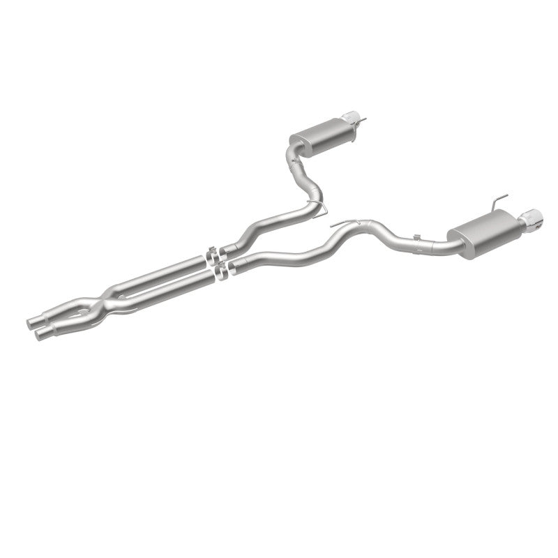 Load image into Gallery viewer, MagnaFlow Cat Back, SS, 3in, Street, Dual Split Polished 4.5in Tips 2015 Ford Mustang GT V8 5.0L
