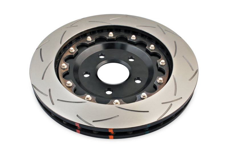 Load image into Gallery viewer, DBA 05-12 Corvette C6 w/Z06 pkg Front Slotted 5000 Series 2 Piece Rotor Assembled w/ Black Hat
