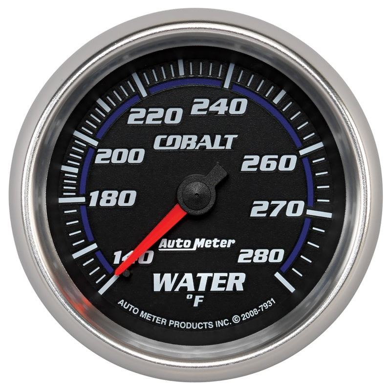Load image into Gallery viewer, Autometer Cobalt 66.7mm 140-280 degree F. Water Temprature  Gauge
