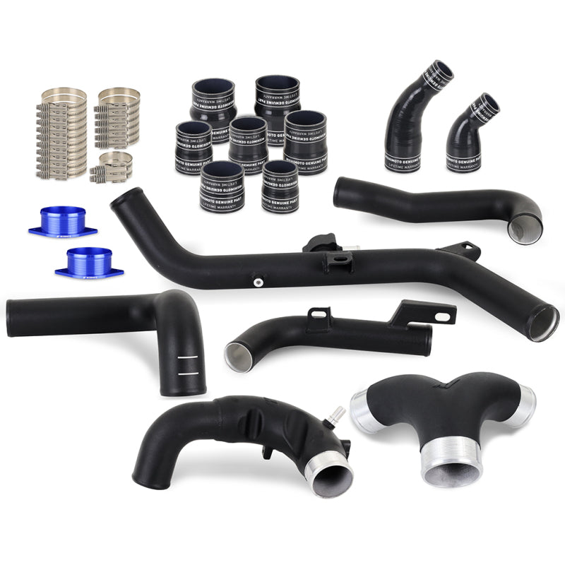 Load image into Gallery viewer, Mishimoto 2021+ Ford Bronco 2.7L High-Mount Intercooler Pipe Upgrade Kit - Wrinkle Black
