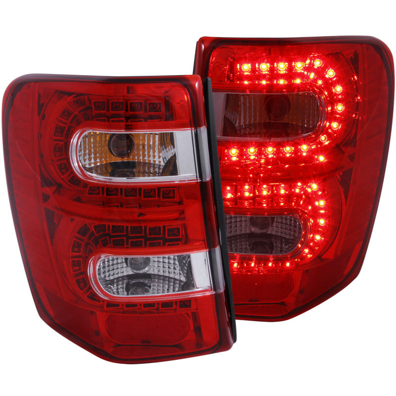 Load image into Gallery viewer, ANZO 1999-2004 Jeep Grand Cherokee LED Taillights Red/Clear
