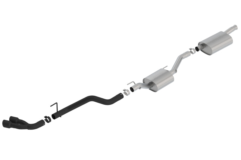 Load image into Gallery viewer, Borla 2020 Jeep Gladiator JT 3.6L V6 AWD Touring Catback w/ Dual Black Tips
