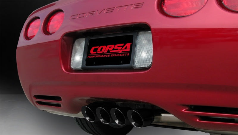 Load image into Gallery viewer, Corsa 1997-2004 Chevrolet Corvette C5 Z06 5.7L V8 Black Sport Axle-Back Exhaust
