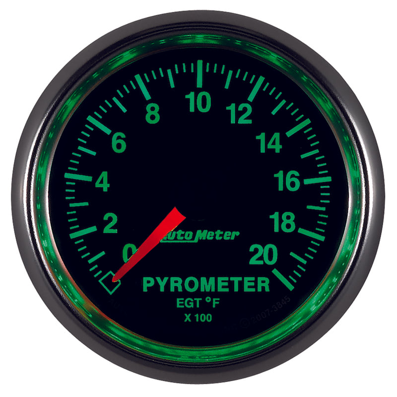 Load image into Gallery viewer, Autometer GS 0-2000 degree F Full Sweep Electronic Pyrometer Gauge
