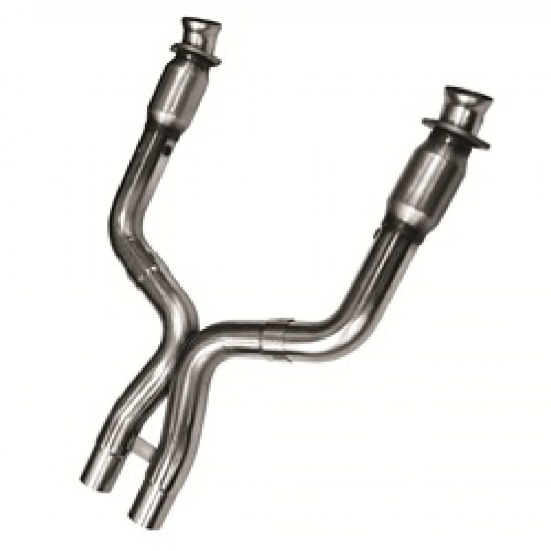 Load image into Gallery viewer, Kooks 07-10 Ford Shelby GT-500 5.4L 4V 3in x 2 1/2in OEM GREEN Cat SS X-Pipe Kooks HDR Req

