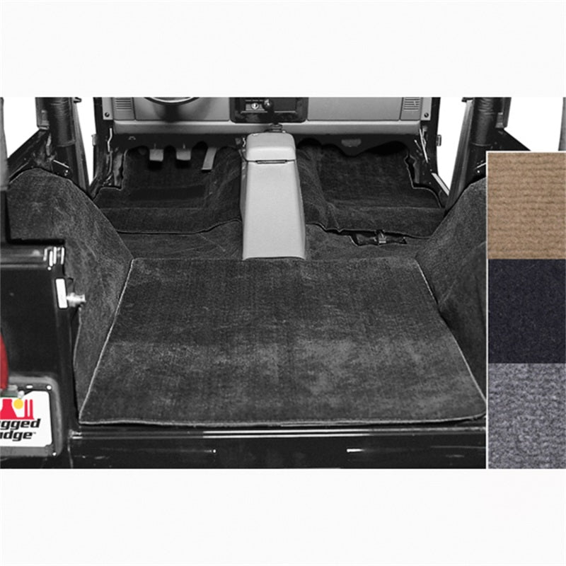 Load image into Gallery viewer, Rugged Ridge Deluxe Carpet Kit Black 76-95 Jeep CJ / Jeep Wrangler Models

