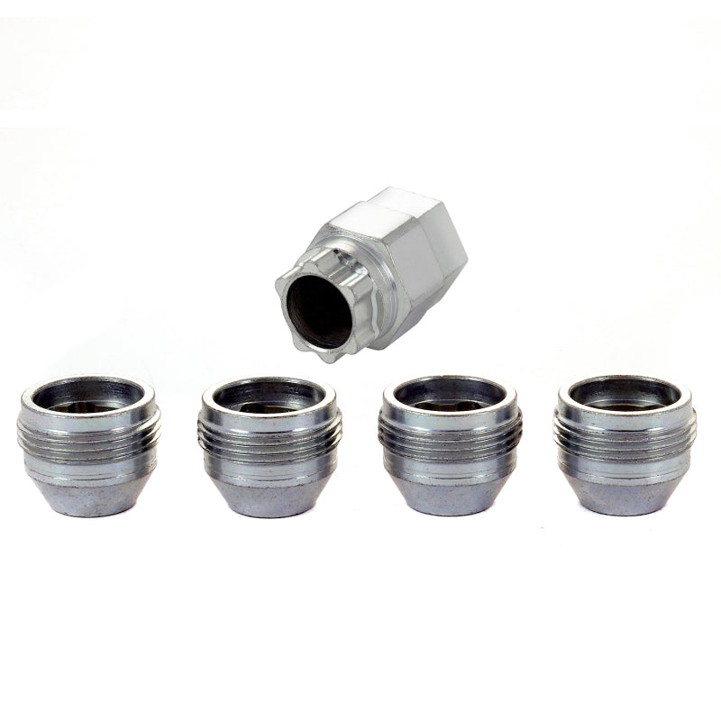 Load image into Gallery viewer, McGard Wheel Lock Nut Set - 4pk. (Under Hub Cap / Cone Seat) 1/2-20 / 3/4 &amp; 13/16 Hex / .775in. L
